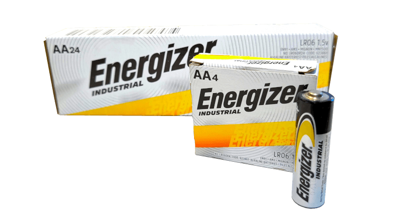 Box of 24 Lot Energizer Industrial AA Alkaline Battery 24 Pack EN91